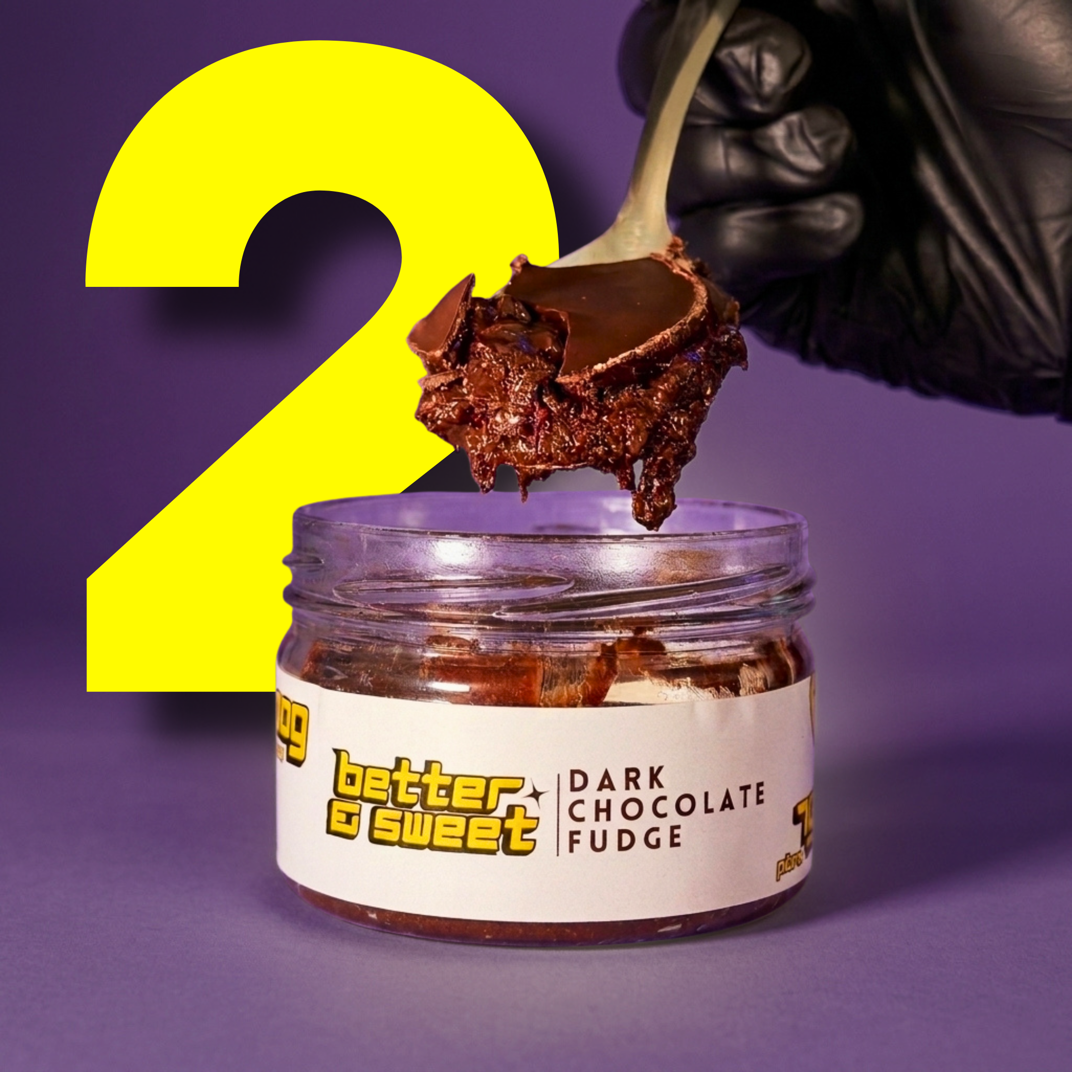 2 x Dark Chocolate Fudge